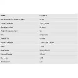 Rębak do gałęzi Honda GTS 900 H-1057-4