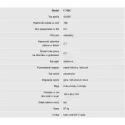 Ciągnik jednoosiowy Honda F 720 C-931-4